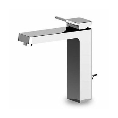 Mitigeur lavabo monotrou Soft - A grande hauteur, avec vidage  laiton 1 ¼.