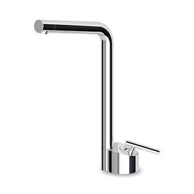 Mitigeur lavabo monotrou Closer avec bec haut orientable.