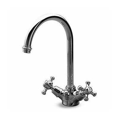 Mélangeur lavabo Delfi avec bec orientable + vidage laiton 1 ¼".