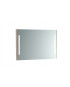 Miroir Emma Square de 120x80 cm - Cadre en chêne naturel.