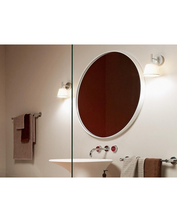 Miroir KOS avec cadre en métal vernis.